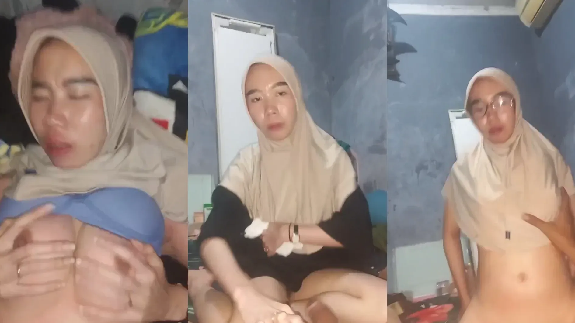 Istri Tetangga Tobrut Hijab Sange Pengen Ngerasain Sodokan Kontol Gede