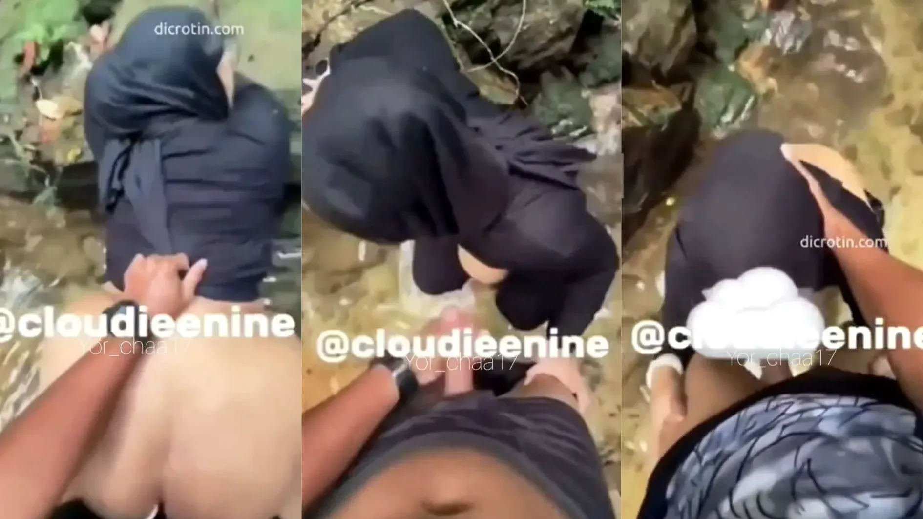 Ukhti Jilbab Binal Colmek Sange Di Sungai Bareng Pacar