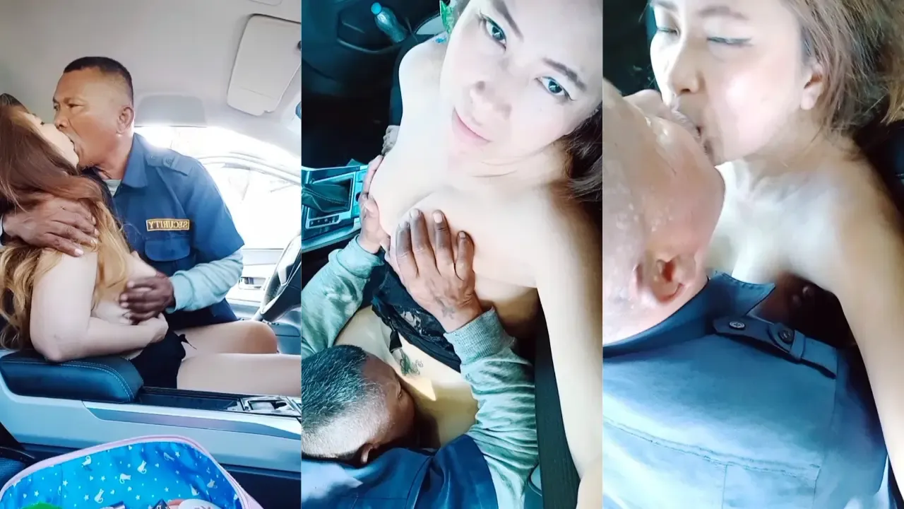 Tante Cantik Melawan Satpam Komplek Di Mobil - Tante Semok Goyang Hot Pasrah