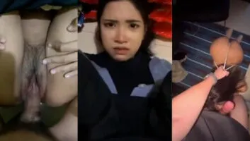 Cewek Indo Ekskpresi Antara Sakit dan Keenakan Desah Gak Kuat