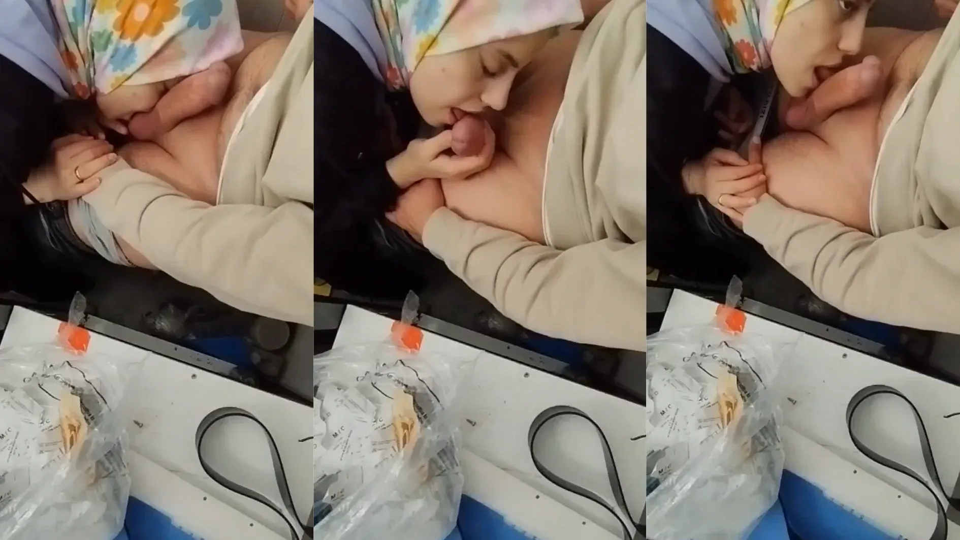 Istri Jilbab Alim Nyepong Kontol Selingkuhan Di Kantor