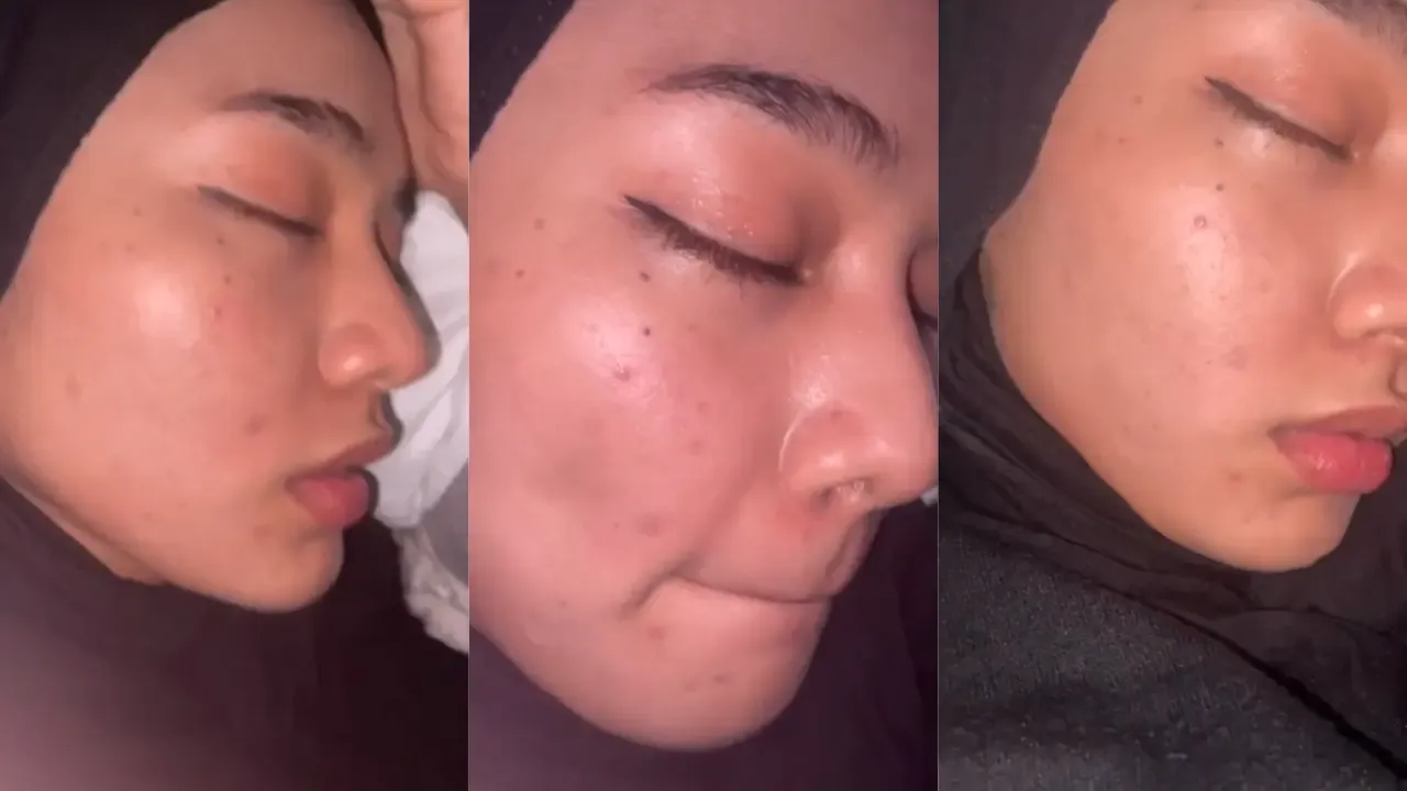 Viral Gadis Kerudung Hitam Sange Bibir Semok Desah Pasrah